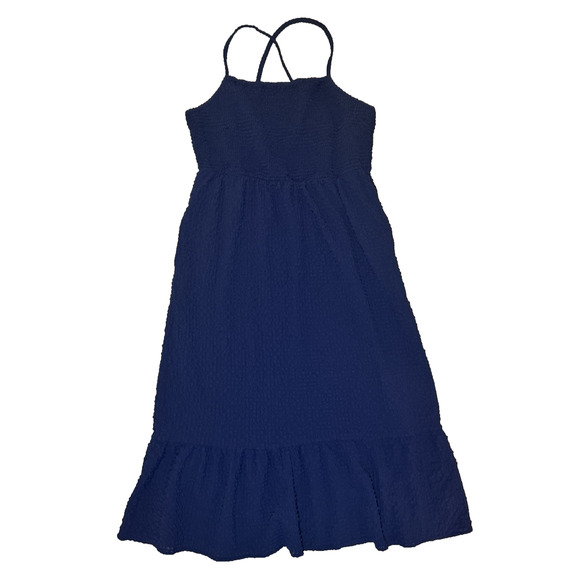 Ana a New Approach Navy Blue Sleeveless Waffle Maxi Dress - Women's Size XXL - Picture 1 of 7